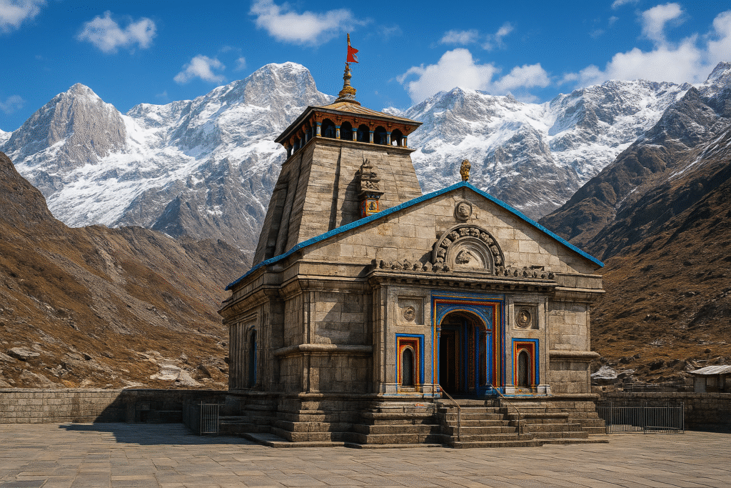 Image showing Kedarnath Temple, Uttarakhand - front view